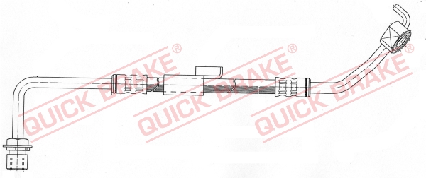 QUICK BRAKE Gumifékcső 50.946_QB