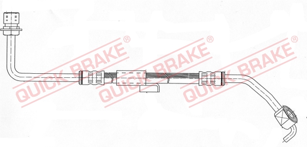 QUICK BRAKE Gumifékcső 50.948_QB