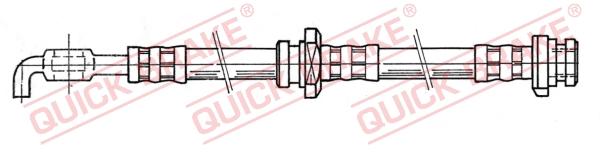 QUICK BRAKE Gumifékcső 50.966_QB