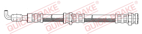 QUICK BRAKE Gumifékcső 50.970_QB