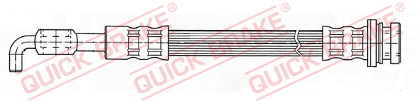 QUICK BRAKE Gumifékcső 51.009_QB