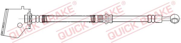 QUICK BRAKE Gumifékcső 58.859_QB