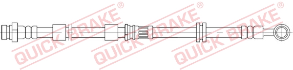 QUICK BRAKE Gumifékcső 58.890_QB