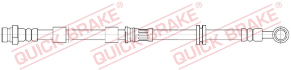 QUICK BRAKE Gumifékcső 58.891_QB