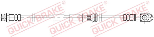 QUICK BRAKE Gumifékcső 58.897X_QB