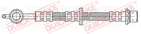 QUICK BRAKE Gumifékcső 58.966_QB