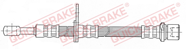 QUICK BRAKE Gumifékcső 58.977_QB