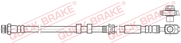 QUICK BRAKE Gumifékcső 59.801X_QB