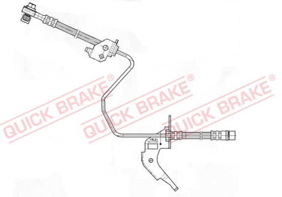 QUICK BRAKE Gumifékcső 59.959X_QB