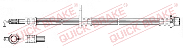 QUICK BRAKE Gumifékcső 59.963_QB