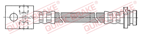 QUICK BRAKE Gumifékcső 60.006_QB