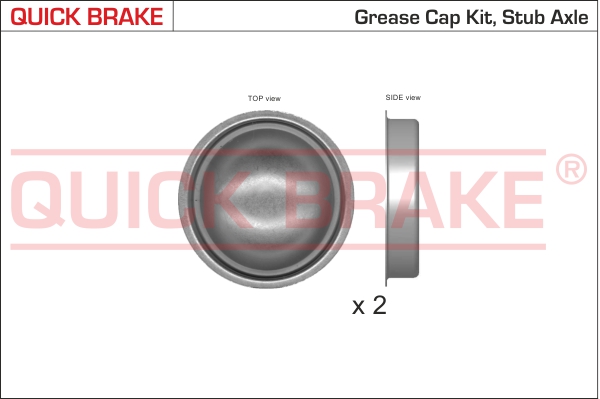 QUICK BRAKE Porvédő, kerékcsapágy 9822K_QB