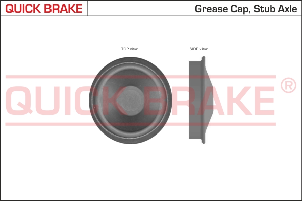 QUICK BRAKE Fedél, kerékagy 9828_QB