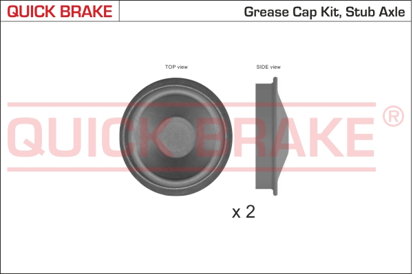 QUICK BRAKE Porvédő, kerékcsapágy 9828K_QB