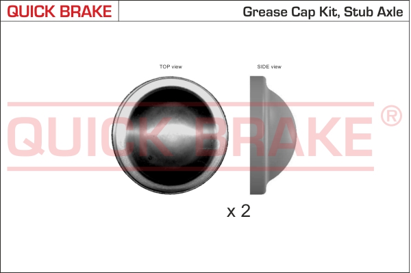 QUICK BRAKE Porvédő, kerékcsapágy 9829K_QB