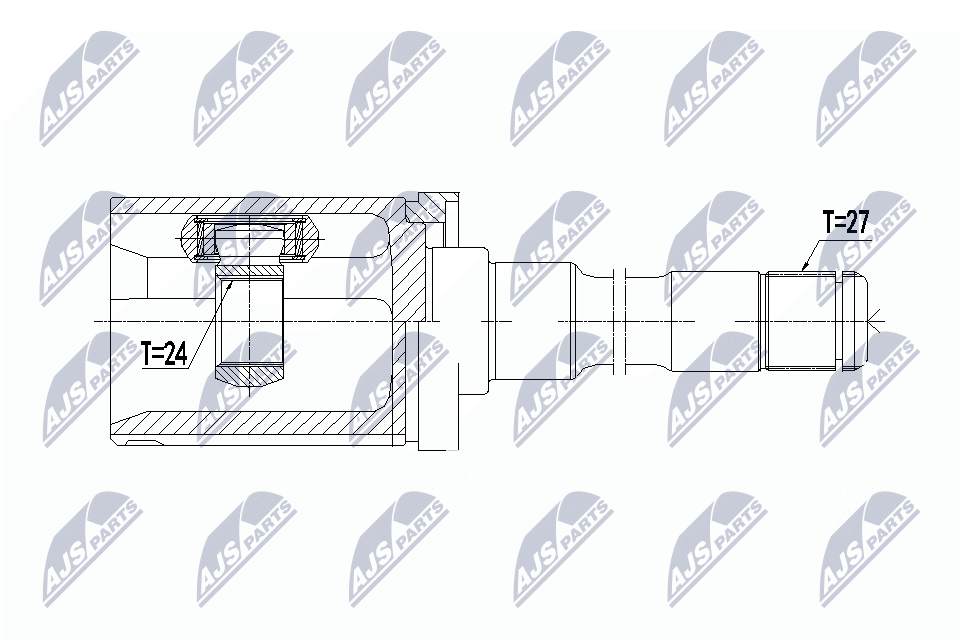 NTY Féltengelycsukló készlet NPW-BM-058_NTY