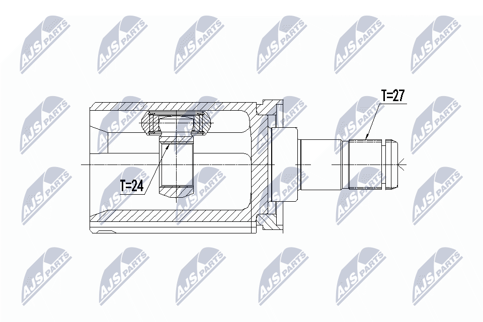 NTY Féltengelycsukló készlet belső NPW-BM-061_NTY