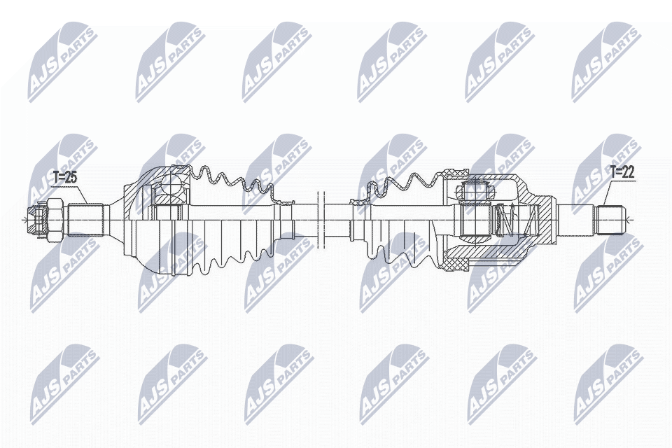 NTY Féltengelycsukló NPW-CT-115_NTY