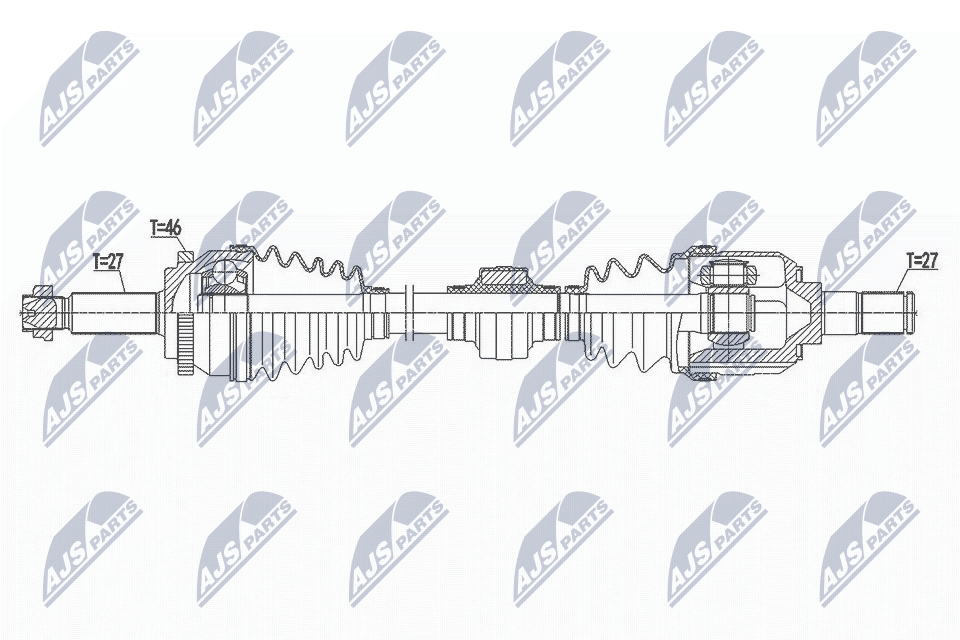 NTY Féltengelycsukló készlet NPW-HY-557_NTY