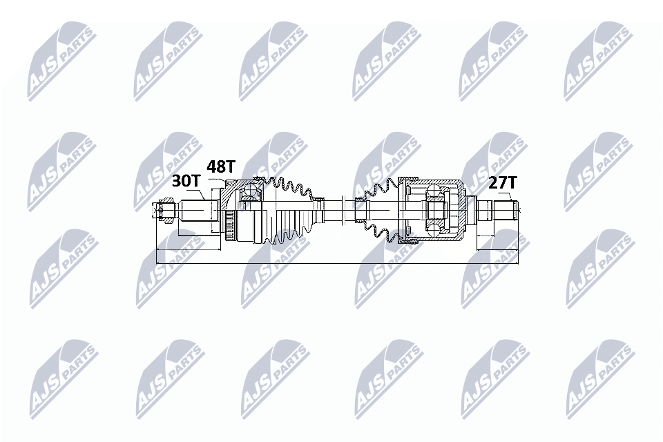 NTY Féltengely, komplett NPW-KA-326_NTY