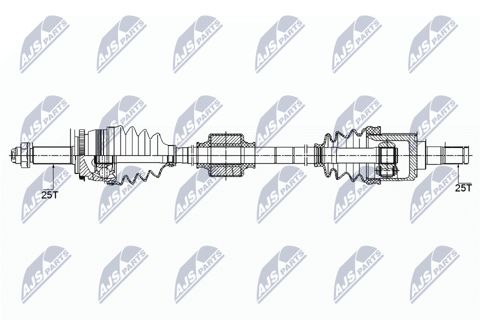 NTY Féltengelycsukló készlet külső NPW-KA-358_NTY