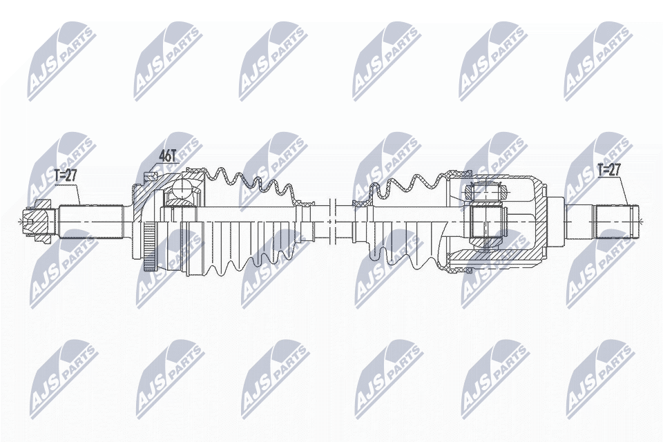 NTY Féltengelycsukló készlet NPW-KA-364_NTY