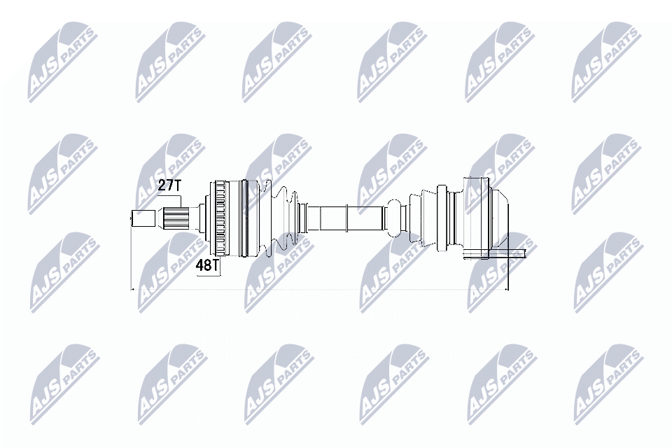 NTY Féltengely, komplett NPW-ME-020_NTY