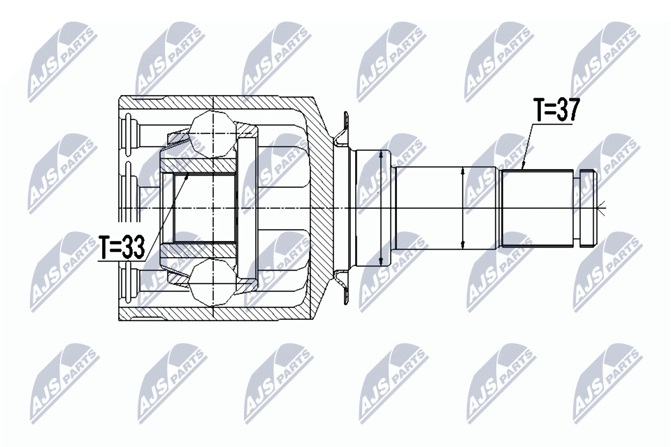 NTY Féltengelycsukló készlet belső NPW-ME-049_NTY