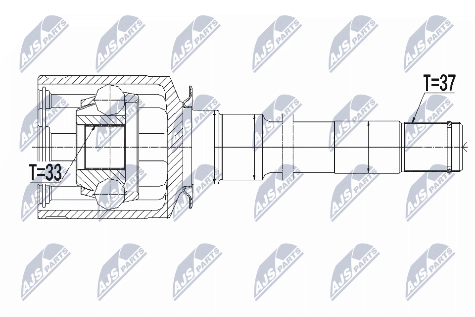 NTY Féltengelycsukló készlet NPW-ME-050_NTY