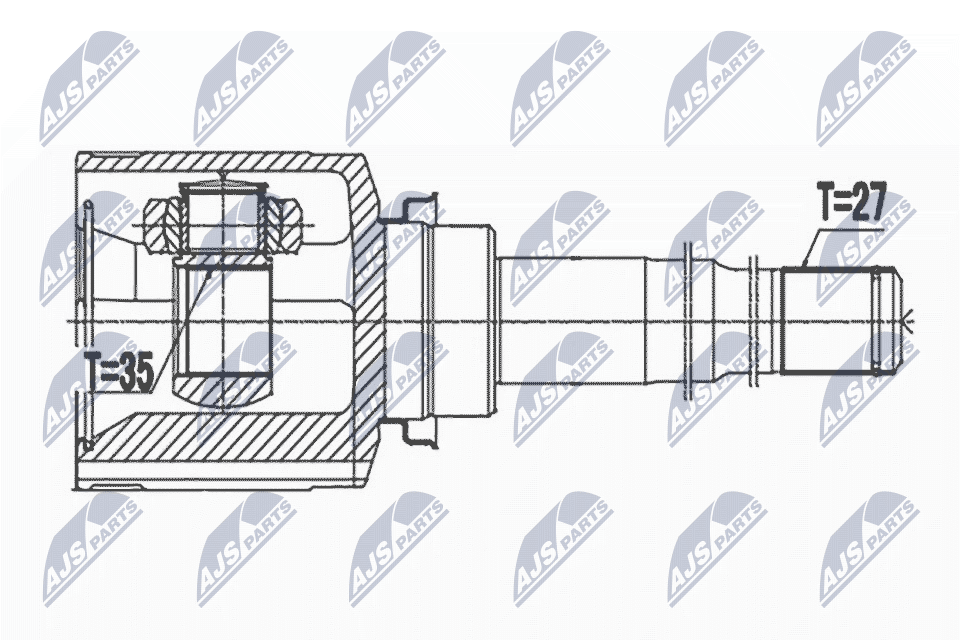 NTY Féltengelycsukló készlet NPW-MS-070_NTY