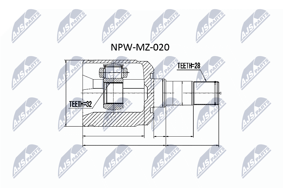 NTY Csatlakozó NPW-MZ-020_NTY