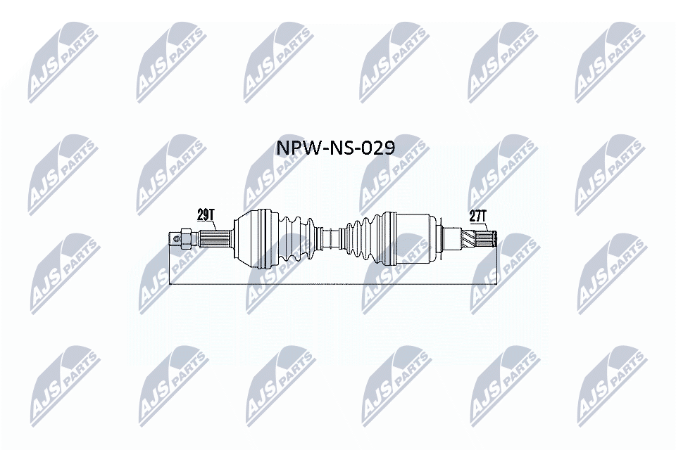 NTY Féltengely, komplett NPW-NS-029_NTY