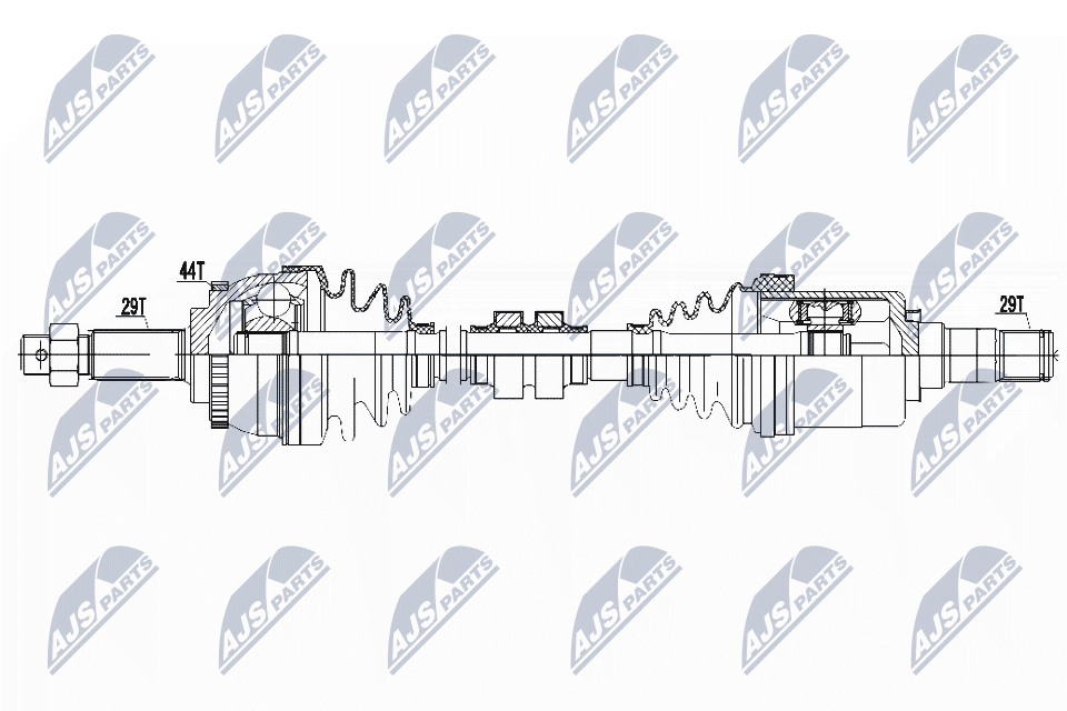 NTY Féltengely, komplett NPW-NS-060_NTY