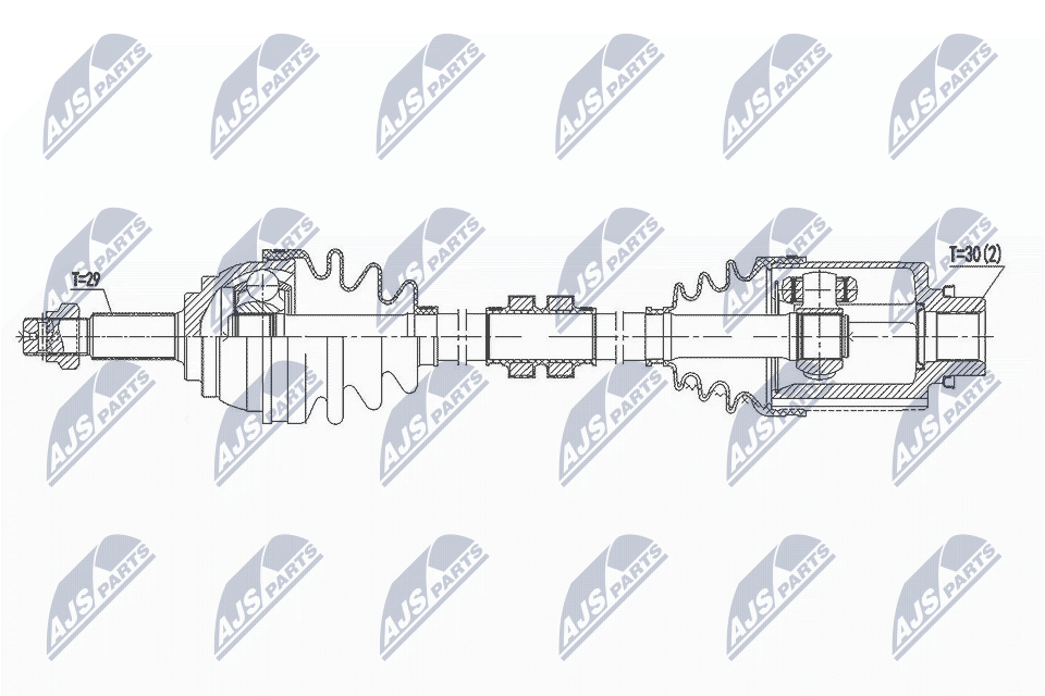 NTY Féltengelycsukló készlet NPW-NS-088_NTY