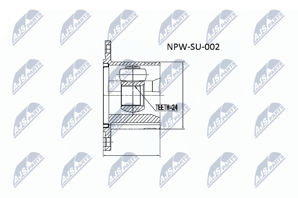 NTY Féltengelycsukló készlet NPW-SU-002_NTY