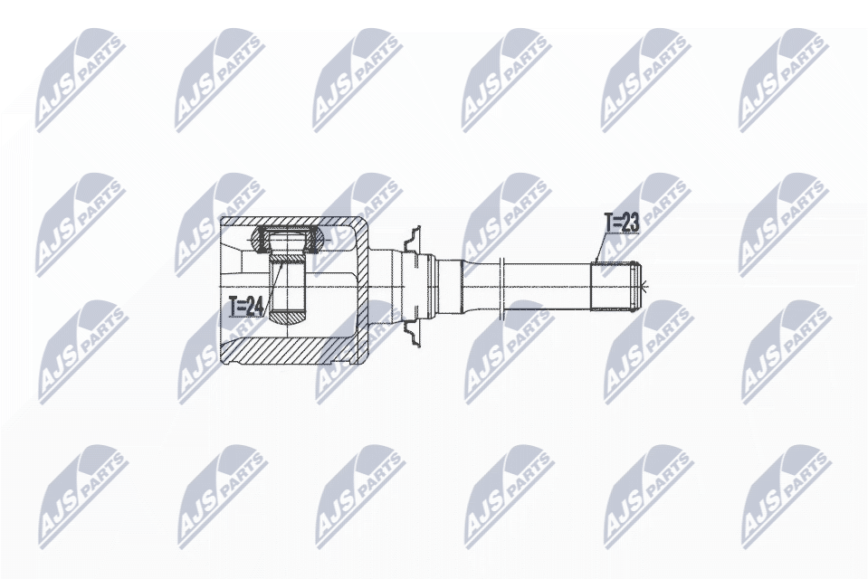 NTY Féltengelycsukló készlet NPW-TY-082_NTY