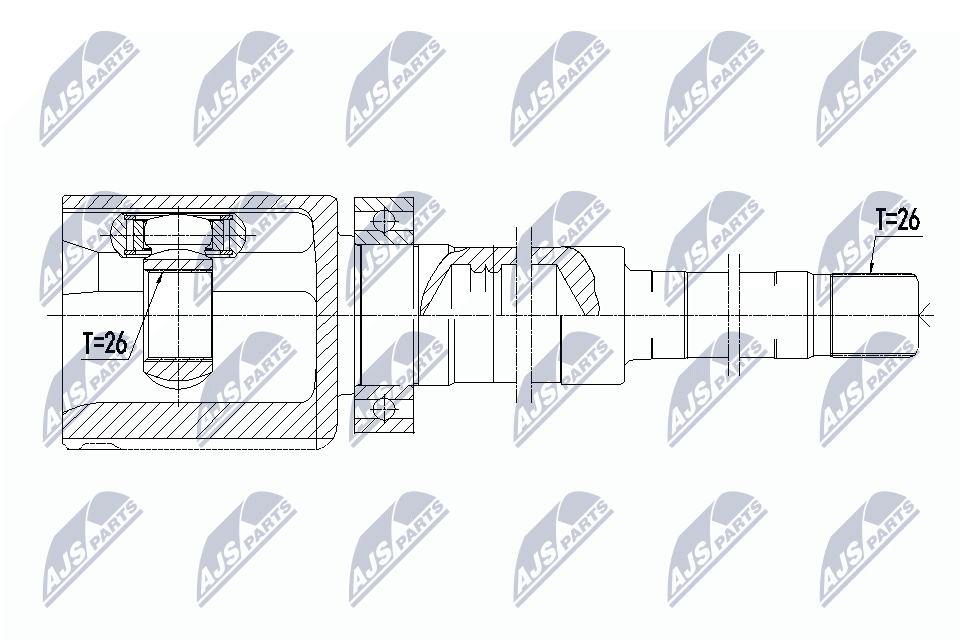 NTY Féltengelycsukló készlet NPW-VV-082_NTY