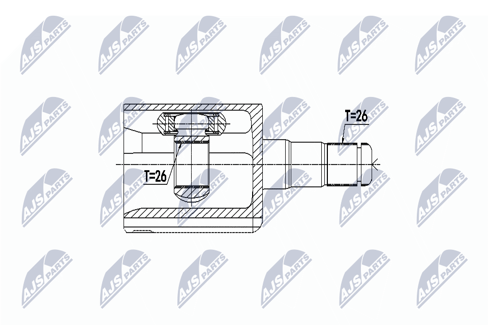 NTY Féltengelycsukló készlet NPW-VV-084_NTY