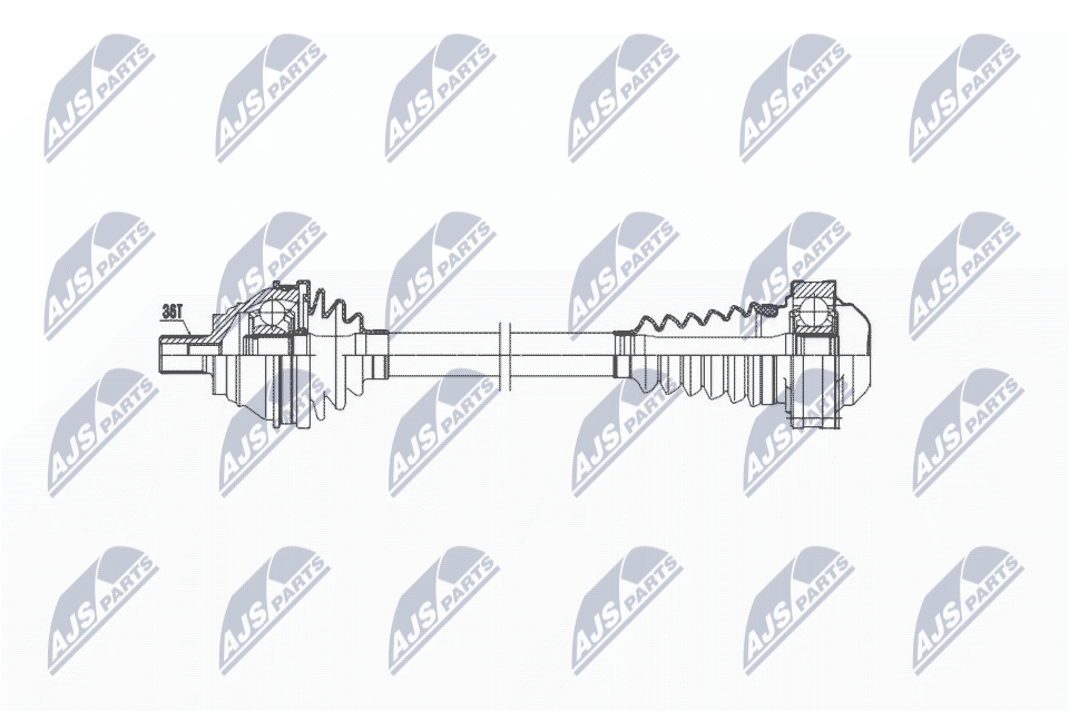 NTY Féltengelycsukló készlet NPW-VW-032_NTY