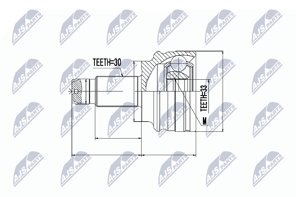 NTY Féltengelycsukló készlet NPZ-BM-000_NTY