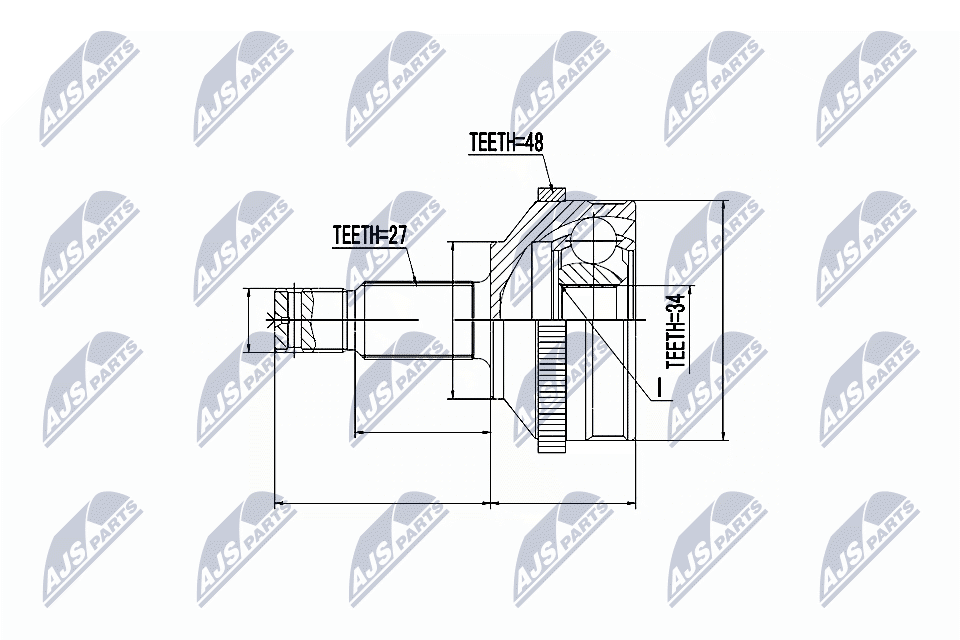 NTY Féltengelycsukló készlet NPZ-CT-003_NTY