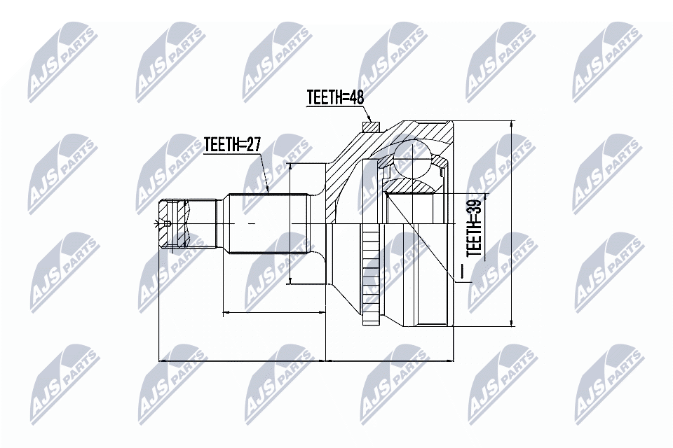 NTY Féltengelycsukló készlet NPZ-CT-004_NTY