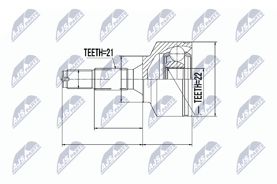 NTY Féltengelycsukló készlet NPZ-CT-011_NTY