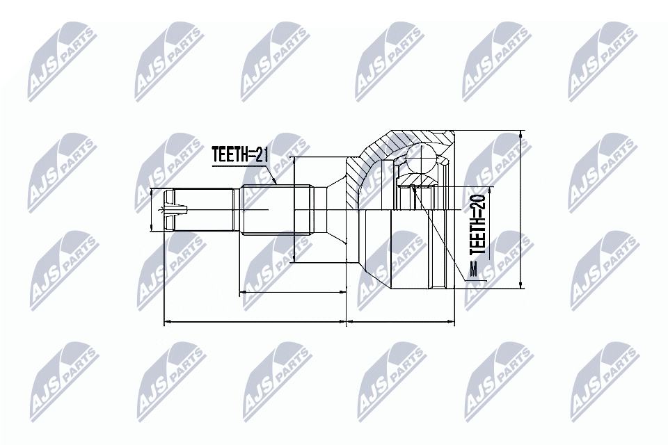 NTY Féltengelycsukló készlet NPZ-CT-014_NTY