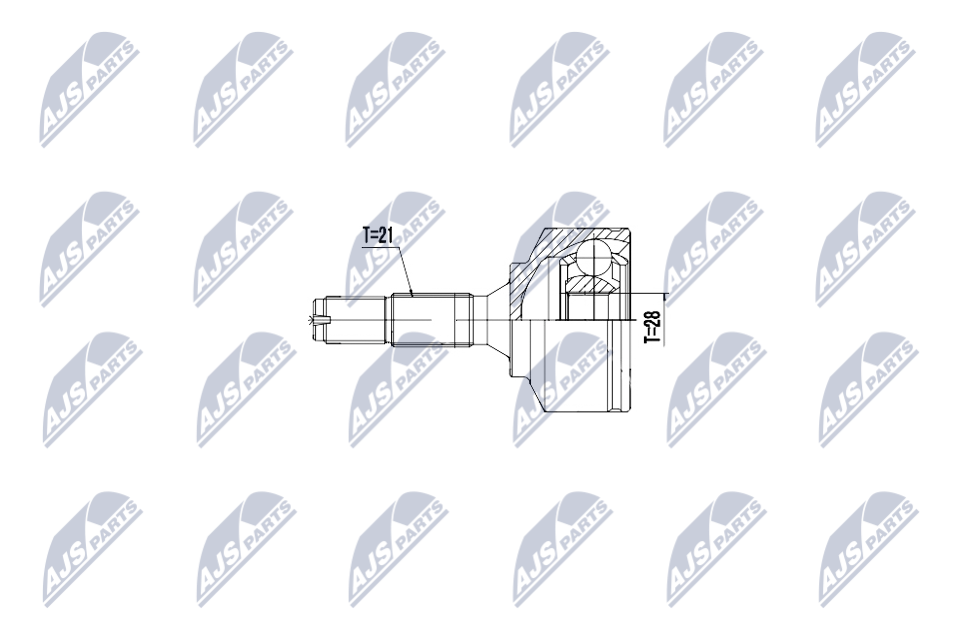 NTY Féltengelycsukló készlet NPZ-CT-025_NTY