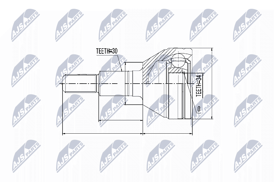 NTY Féltengelycsukló készlet NPZ-DW-006_NTY