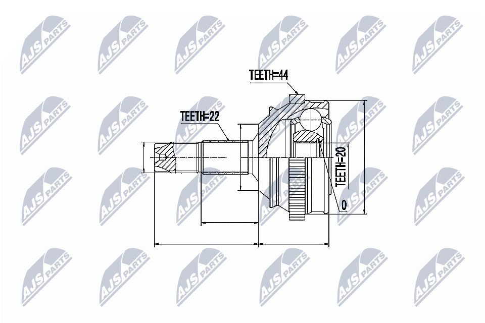 NTY Féltengelycsukló készlet NPZ-FT-003_NTY