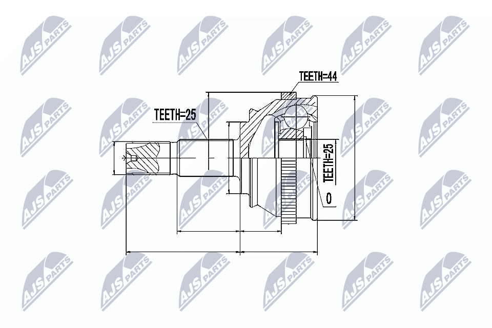 NTY Féltengelycsukló készlet NPZ-FT-017_NTY