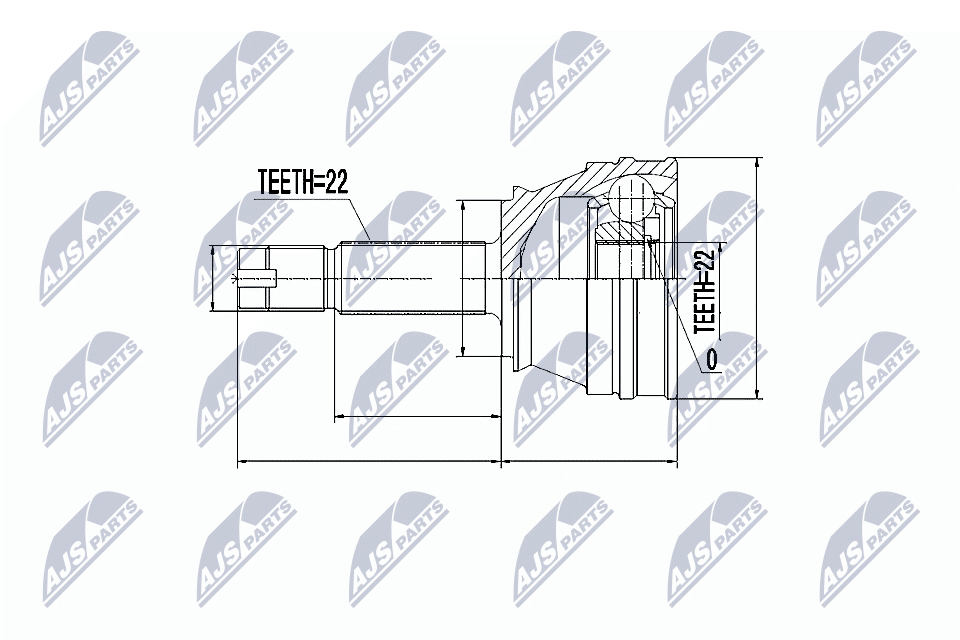 NTY Féltengelycsukló készlet NPZ-FT-021_NTY