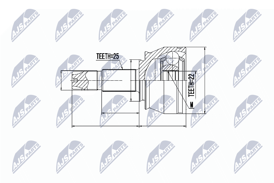 NTY Féltengelycsukló készlet NPZ-FT-032_NTY